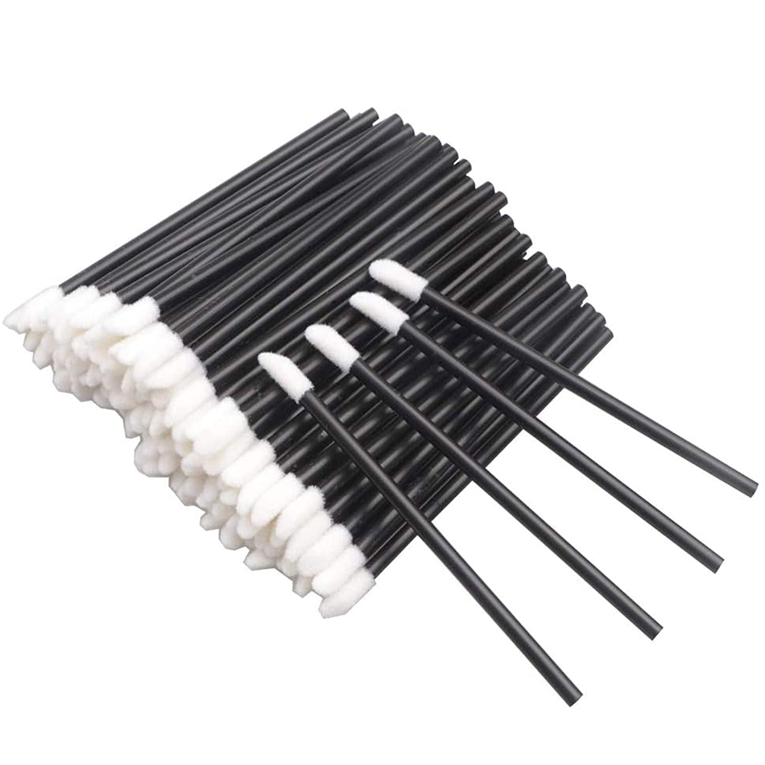 Brush Makeup Disposable Tool Applicator Beauty Glow Kit Tool Lip 200PC Stick Tools & Home Improvement Bath Kit for Women Gift Set, Black, 1.0 Count